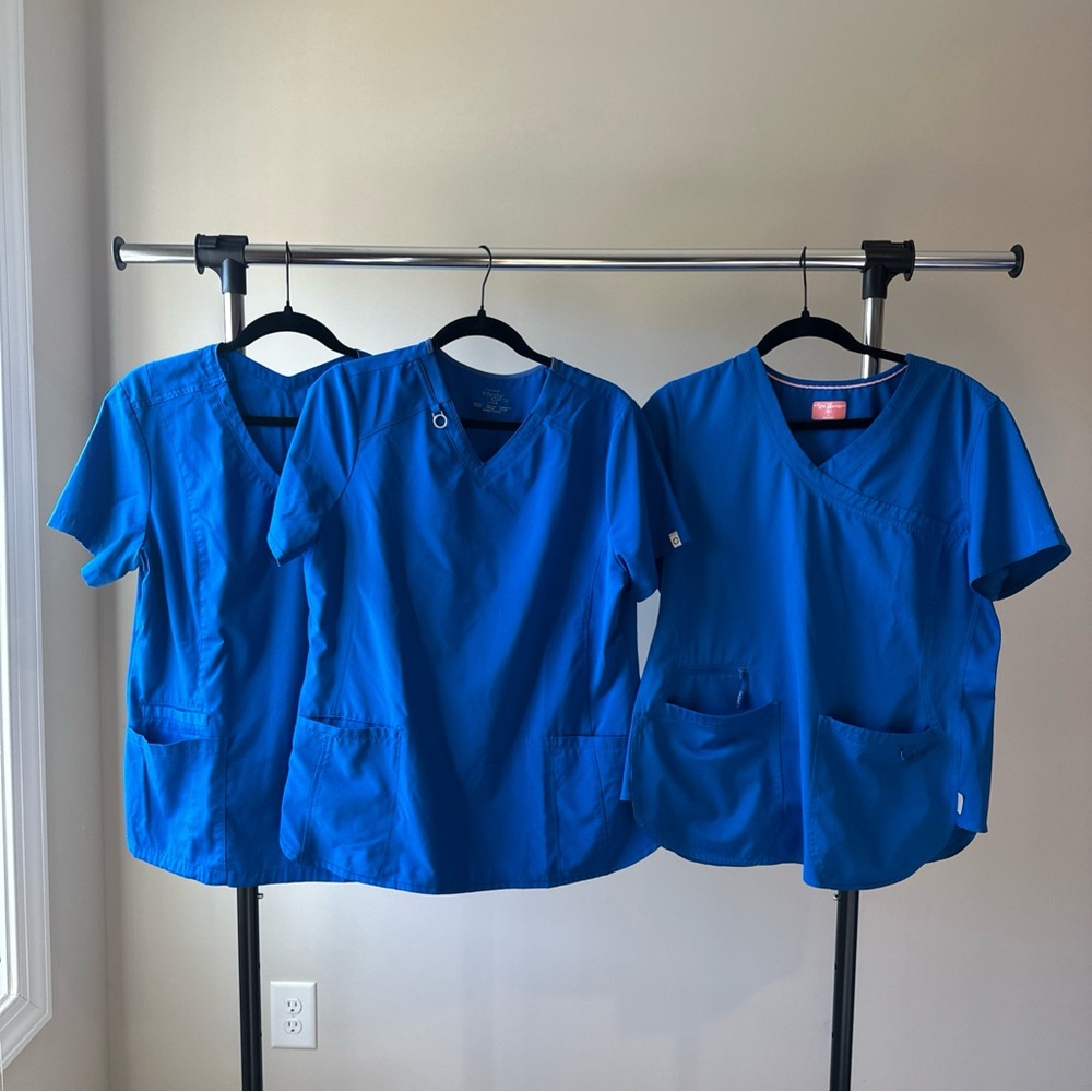 Blue Women’s Scrub Tops